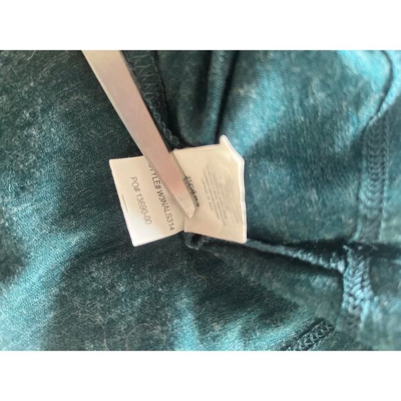 Prana Nadia Wool Blend Faux Wrap Long Sleeve Green Dress W3NALS314 Women Size S - Picture 8 of 8